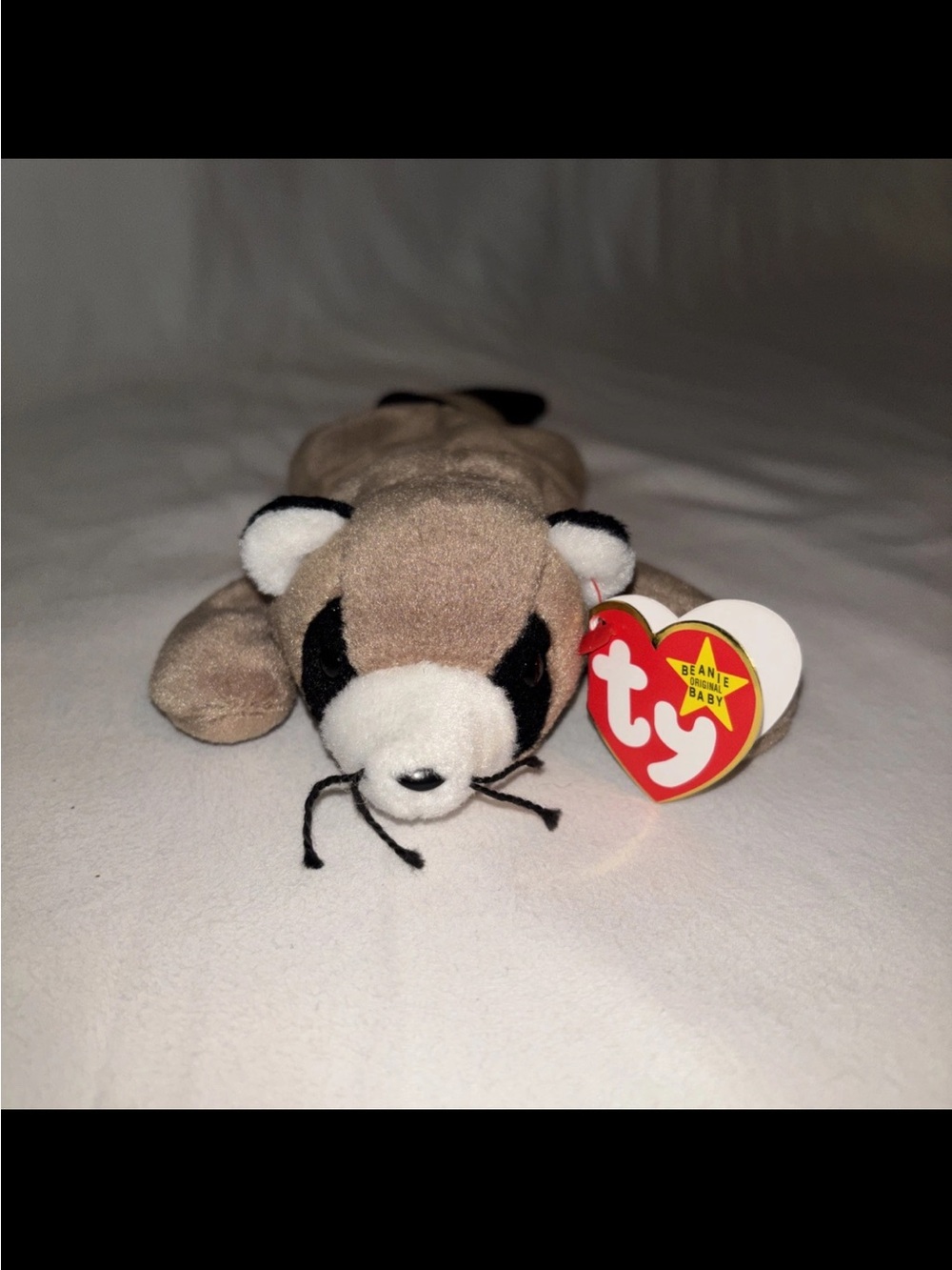 Ty Beanie Baby  Ringo the Raccoon Plush